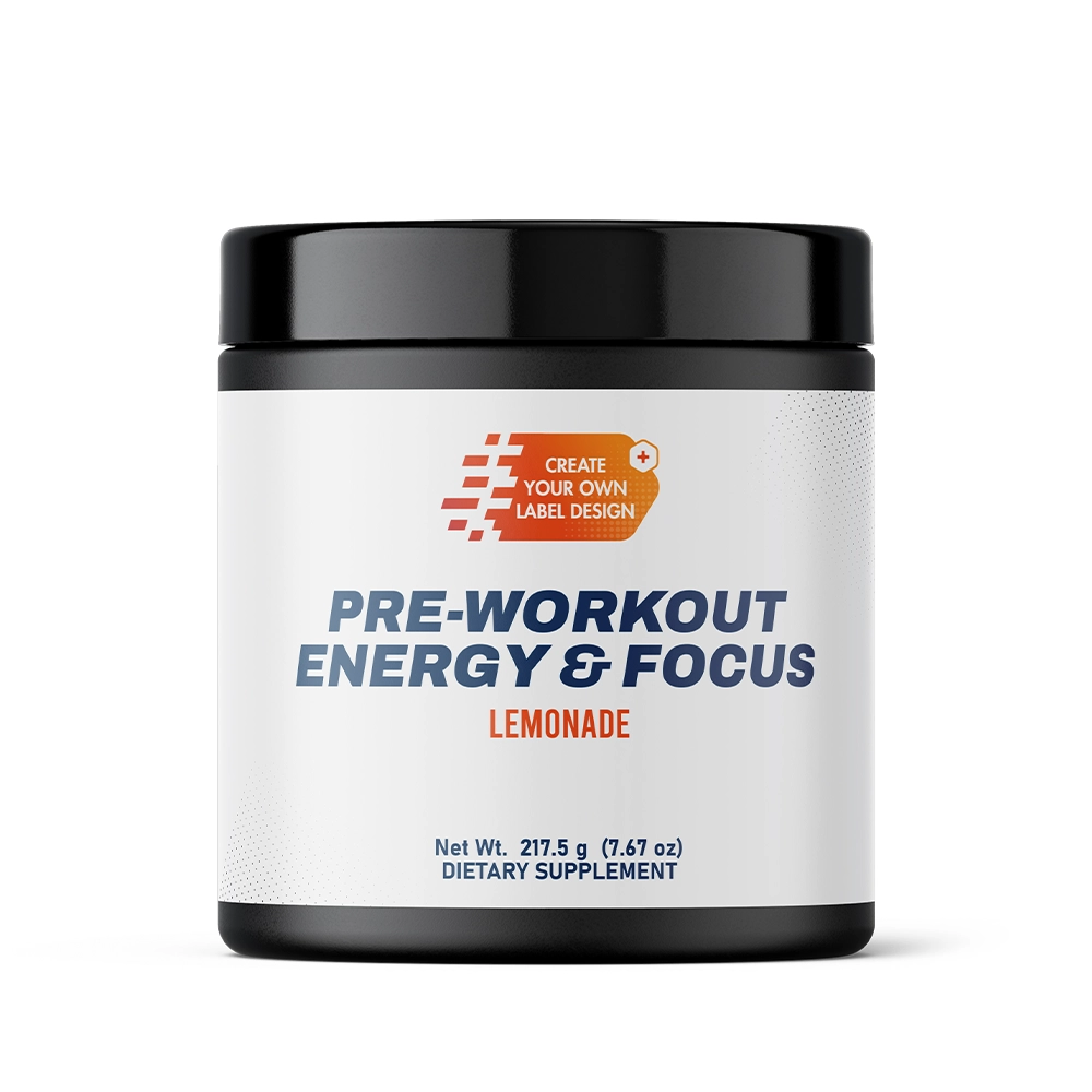 PreWorkout Formula, Energy & Focus Lemonade, 214g/7.25g serv./30 serv